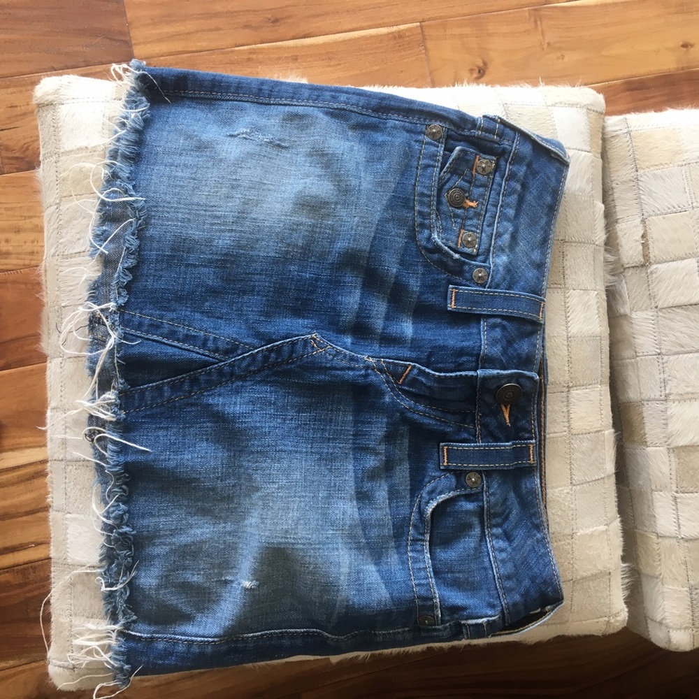 True Religion Jean Skirt !