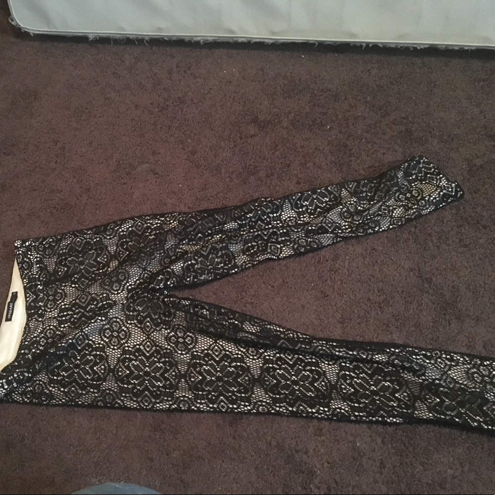 Lace pants. Super sexy!