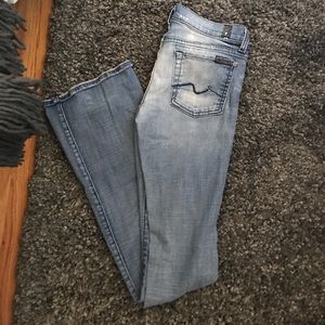 Bootcut 7 for all mankind jeans size 26