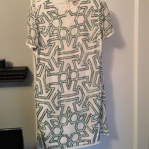 Asos shirt sleeves beaded dress