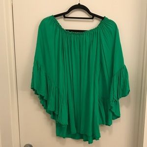 Elan flutter sleeve tunic