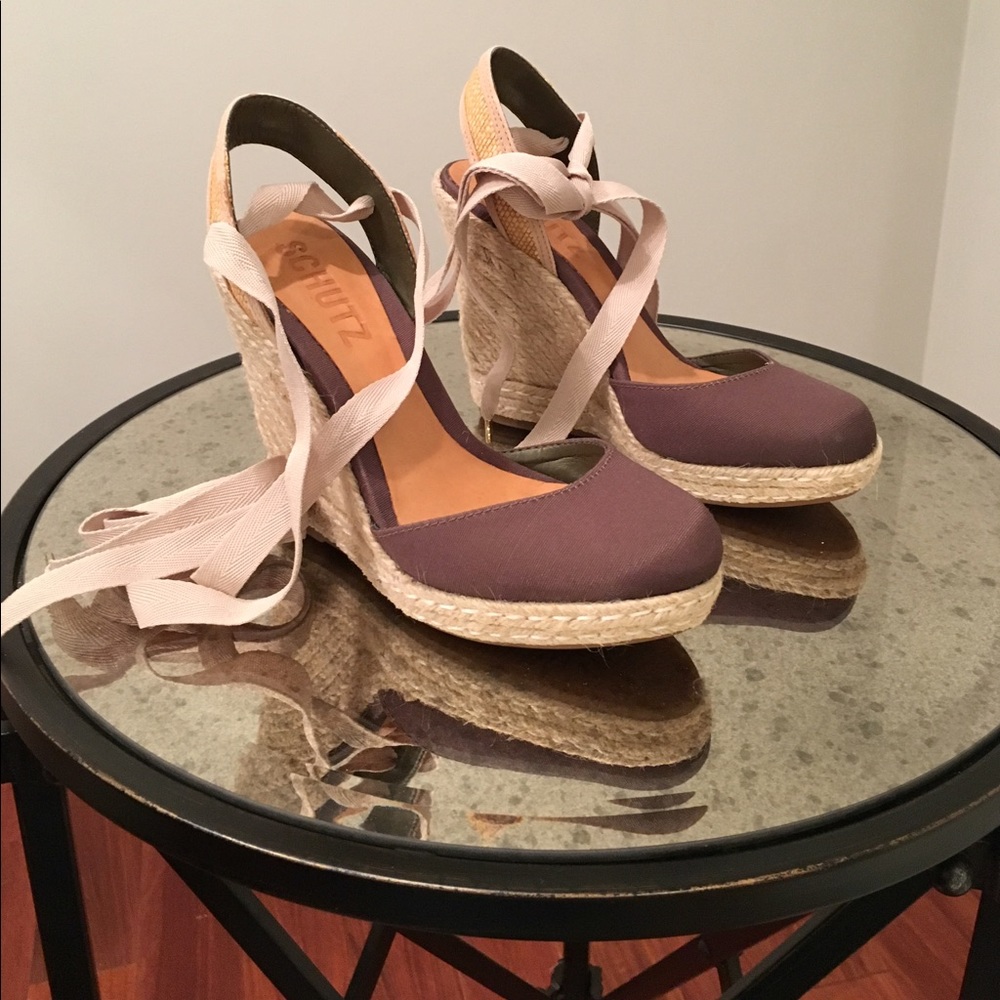 SCHUTZ Espadrilles. BROWN. BRAND NEW.