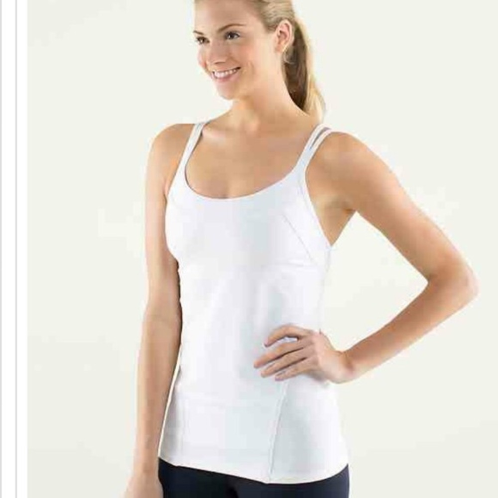 Lululemon Ignite Tank - White workout top