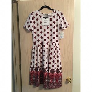 LulaRoe Unicorn Paisley Dipped Amelia Dress