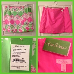 Lilly Pulitzer Georgie skirt reversible
