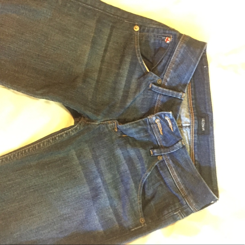 Hudson skinny jeans.