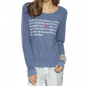 Peace Love World Over Sized Comfy Top