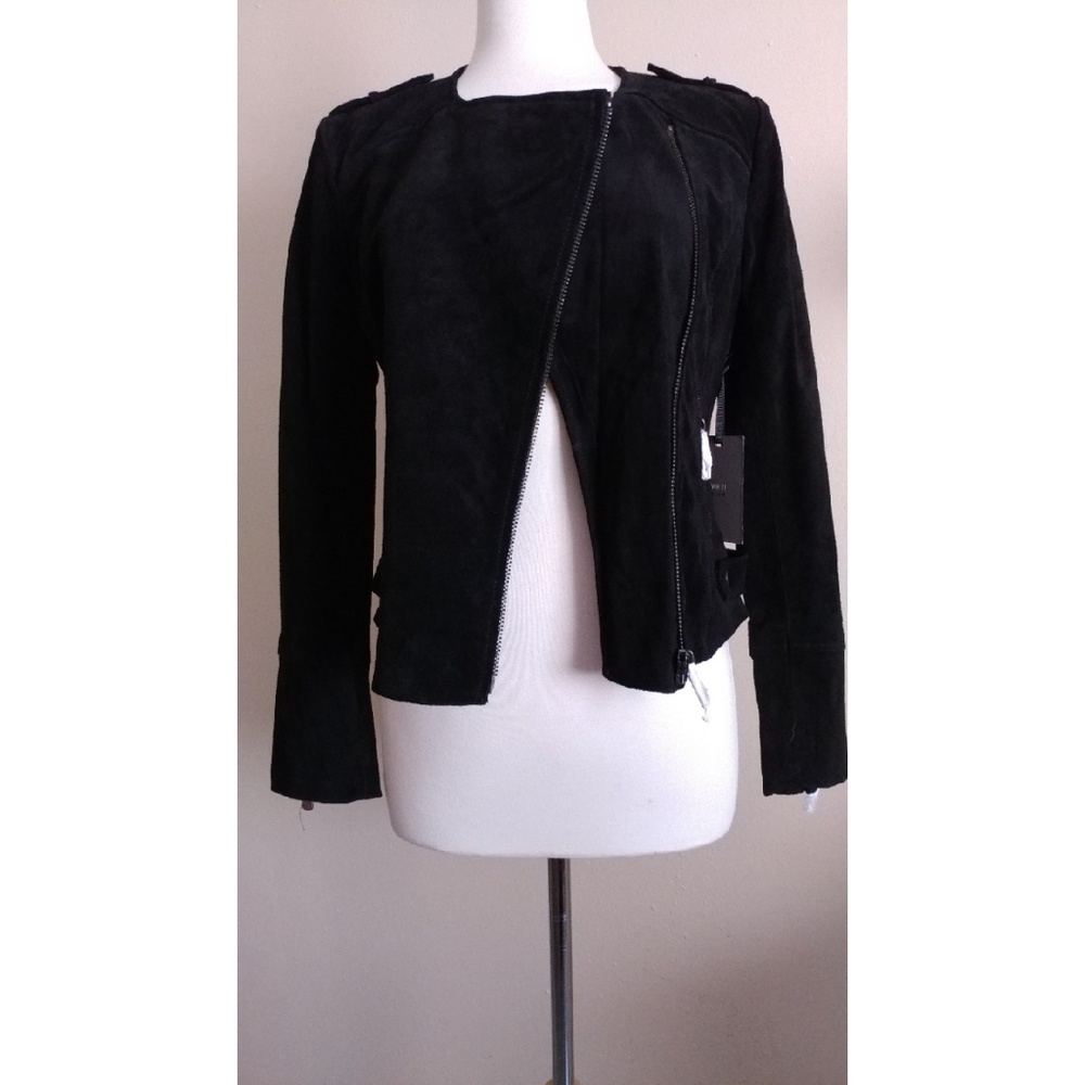 Suede blazer