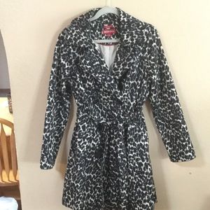 Cheetah print coat