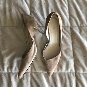 J Crew Collette suede d'Orsay pumps Sz 7