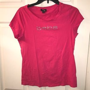 bebe Jeweled Tee