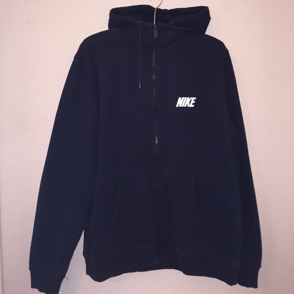 Nike Other - Men's Navy Nike Hooded Zip Up