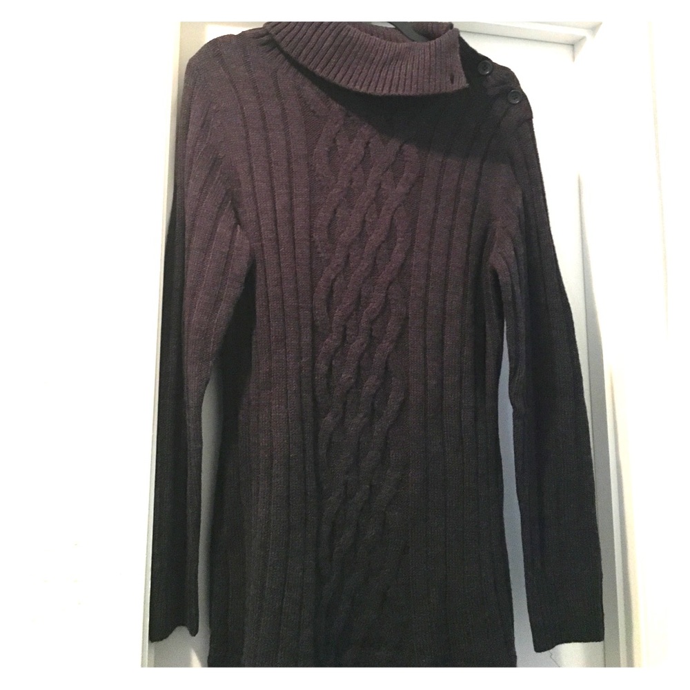 Long Sleeved turtle neck dress