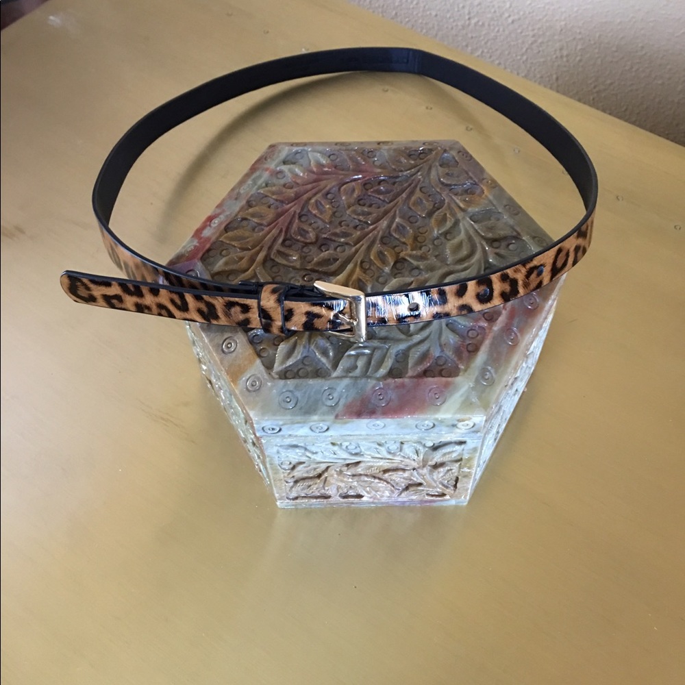 J.Crew Crewcuts Leopard Printed Belt