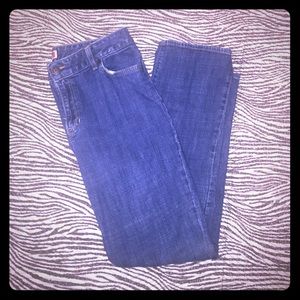Straight leg dark denim jeans!