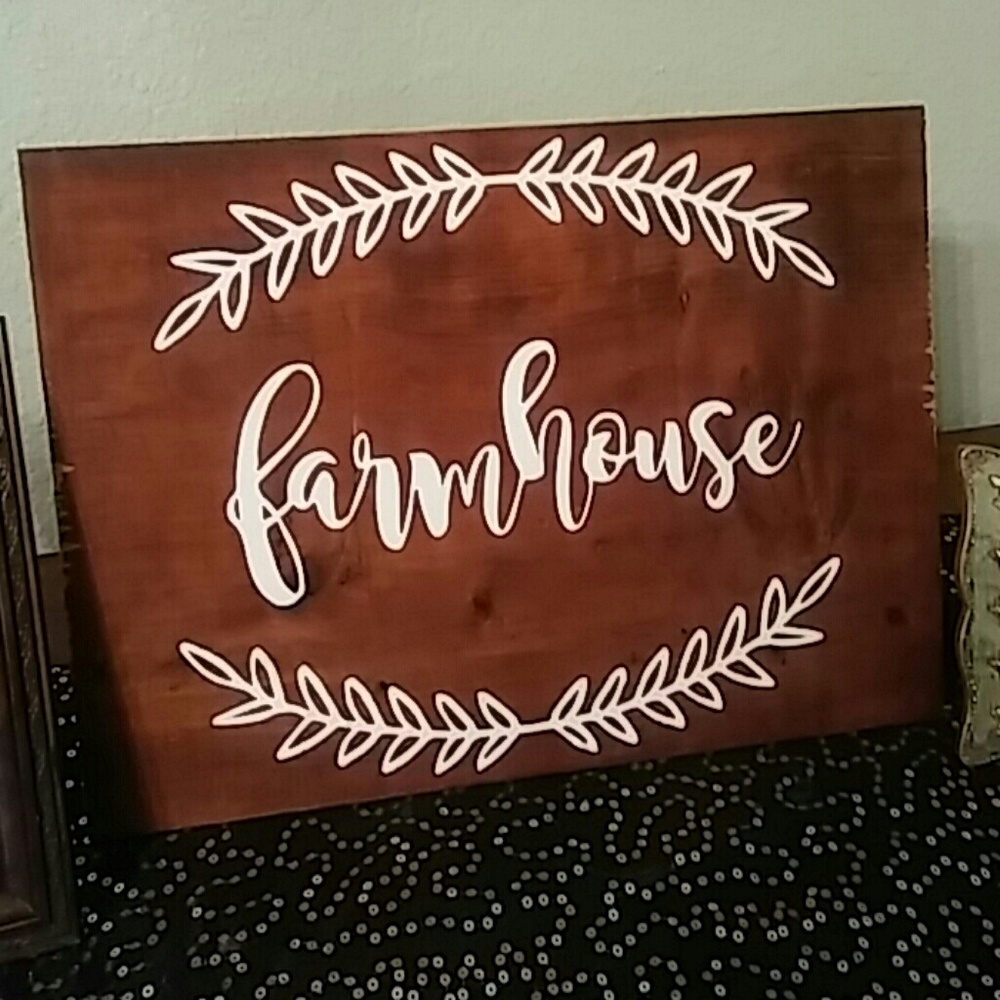 Rustic farmhouse sign