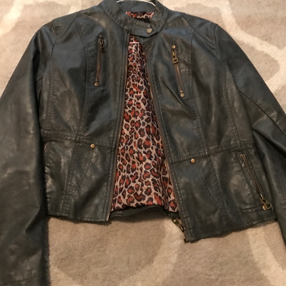 Leather jacket