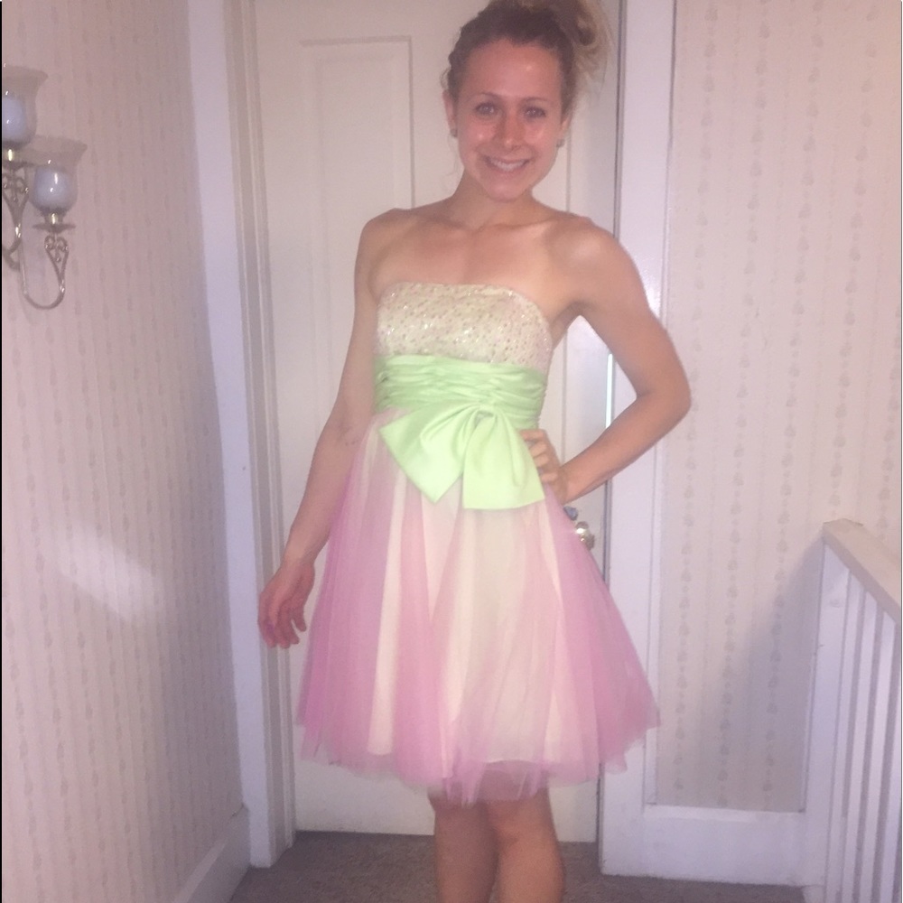 Last year's Mori Lee prom dress