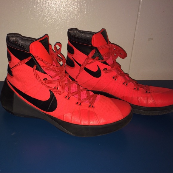 Men's 2015 hyperdunks -orange / crimson - Picture 1 of 4