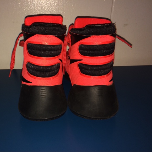 Men's 2015 hyperdunks -orange / crimson - Picture 3 of 4