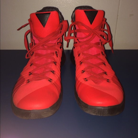 Men's 2015 hyperdunks -orange / crimson - Picture 4 of 4