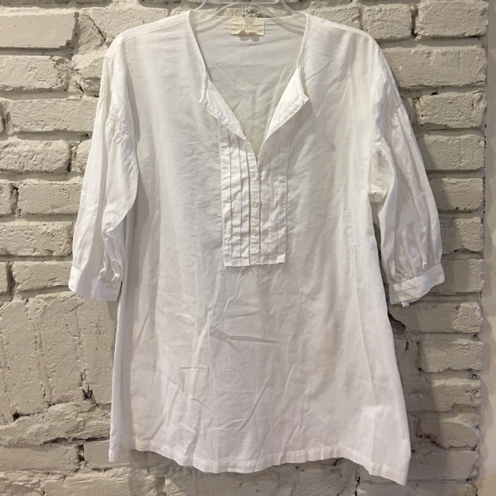 Under the Canopy white cotton blouse