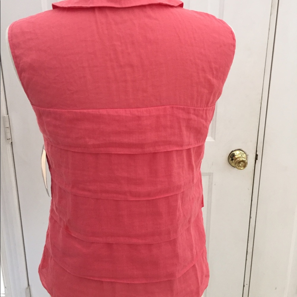 Collared button front layered shell - Picture 2 of 3