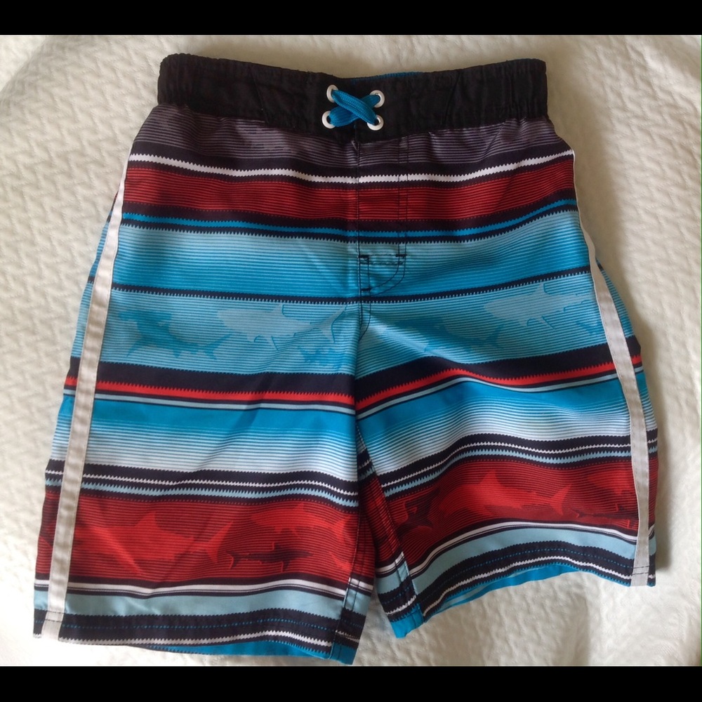 Young boy swim shorts