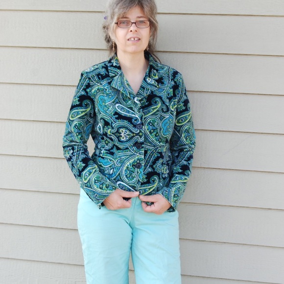 Multicolored Paisley Blazer - Picture 2 of 4