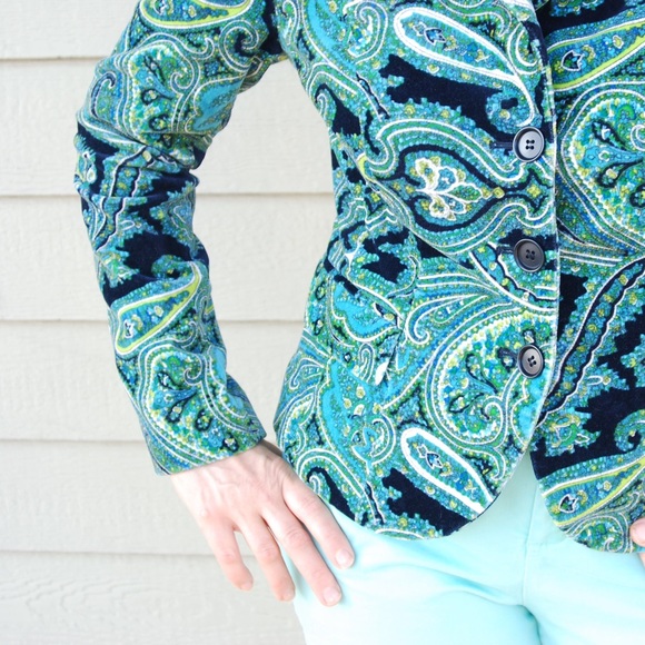 Multicolored Paisley Blazer - Picture 4 of 4