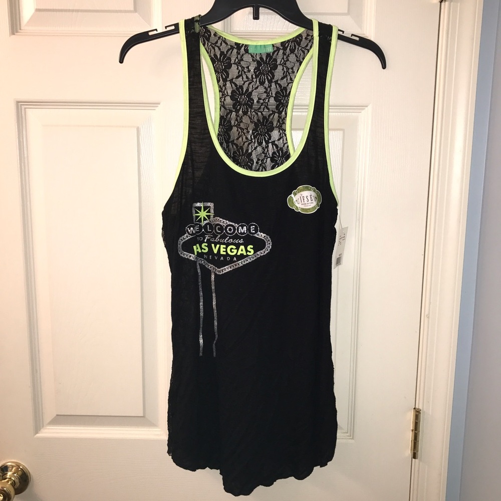 Lace-Backed Las Vegas Tank