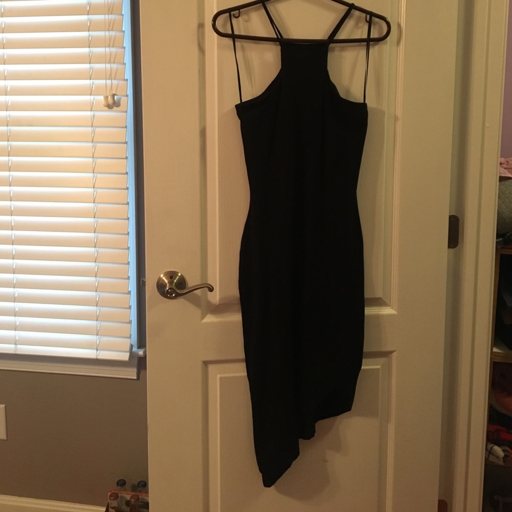 Brand New Express Dress with Asymmetrical Hem