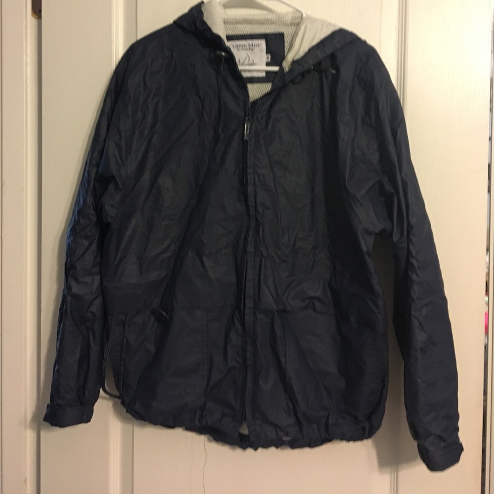 Blue London Fog Rain Jacket