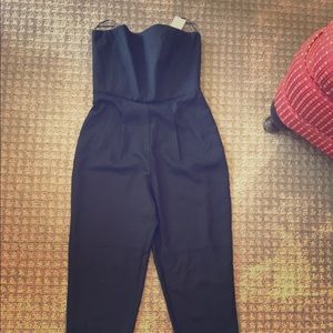 Missguided strapless 🖤 Black Jump Suit