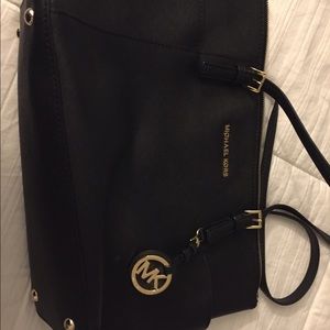 MK black tote