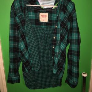 Turquoise Flannel