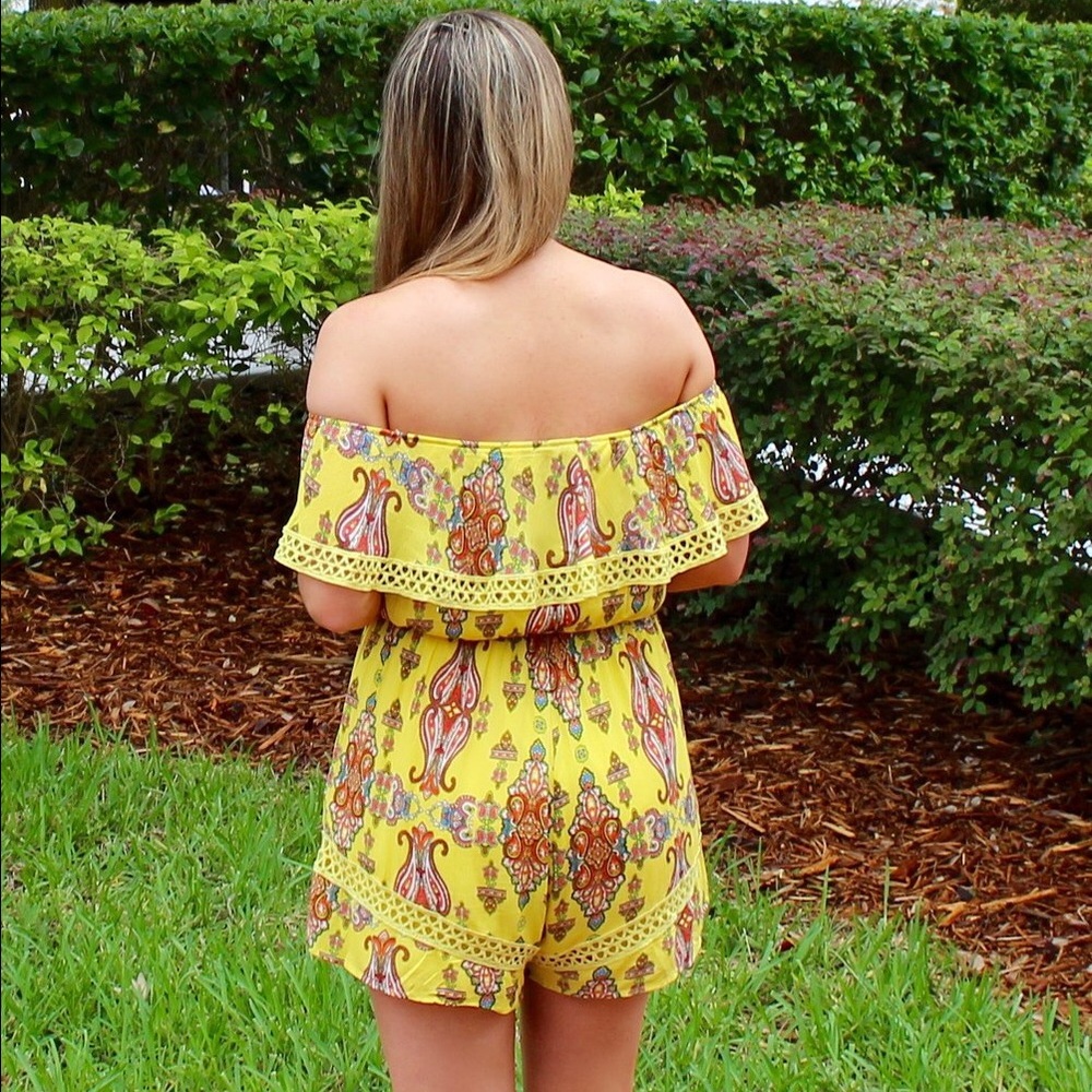 Off the shoulder Playsuit
