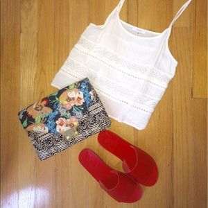 NIB Ancient Greek Sandals Taygete Poppy Red 6 6.5