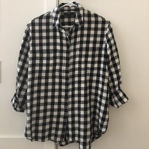Madewell Women's Buffalo Check Flannel Shirt
