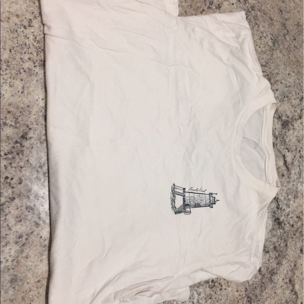 Lands End White T