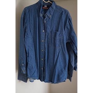 Donated - Oversized Denim Button up shirt