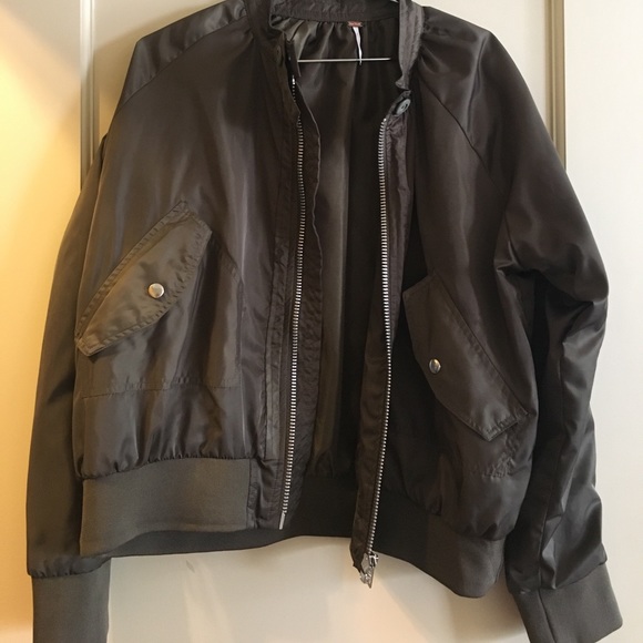 Free People midnight bomber jacket - Picture 3 of 4