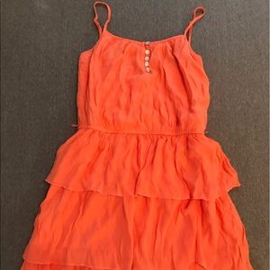 Orange summer dress