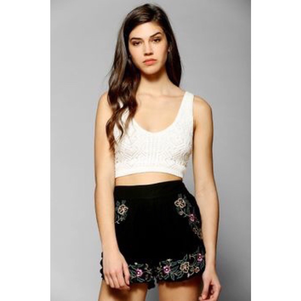 Urban Outfitters Crochet Cropped Bra Top