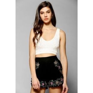 Urban Outfitters Crochet Cropped Bra Top