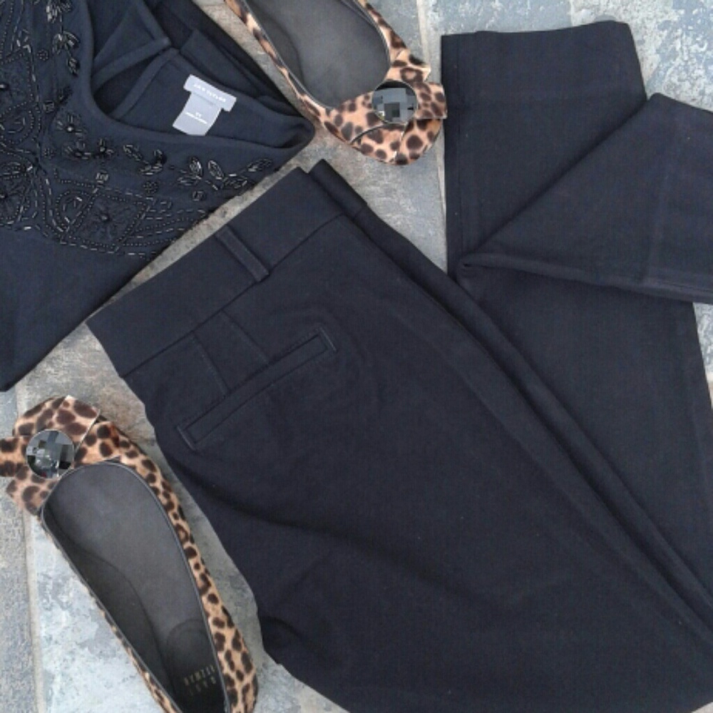 Banana Republic Black Sloan Pants Size 2 Long