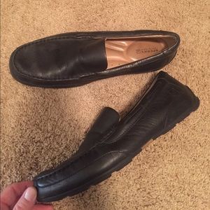 Black sperry slip on shoes size 10.5