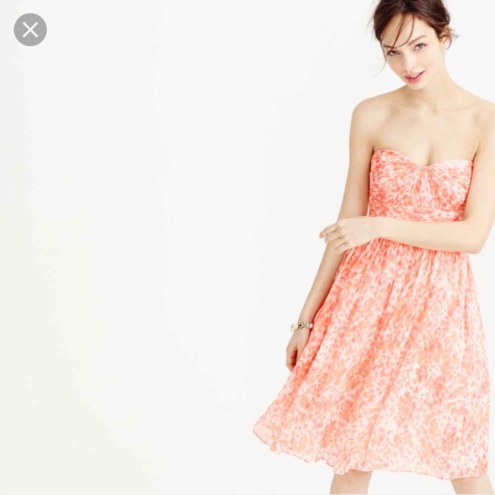 J. Crew Marabella strapless dress