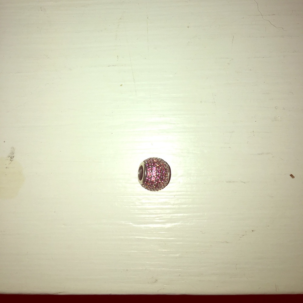 Pink charm from Pandora