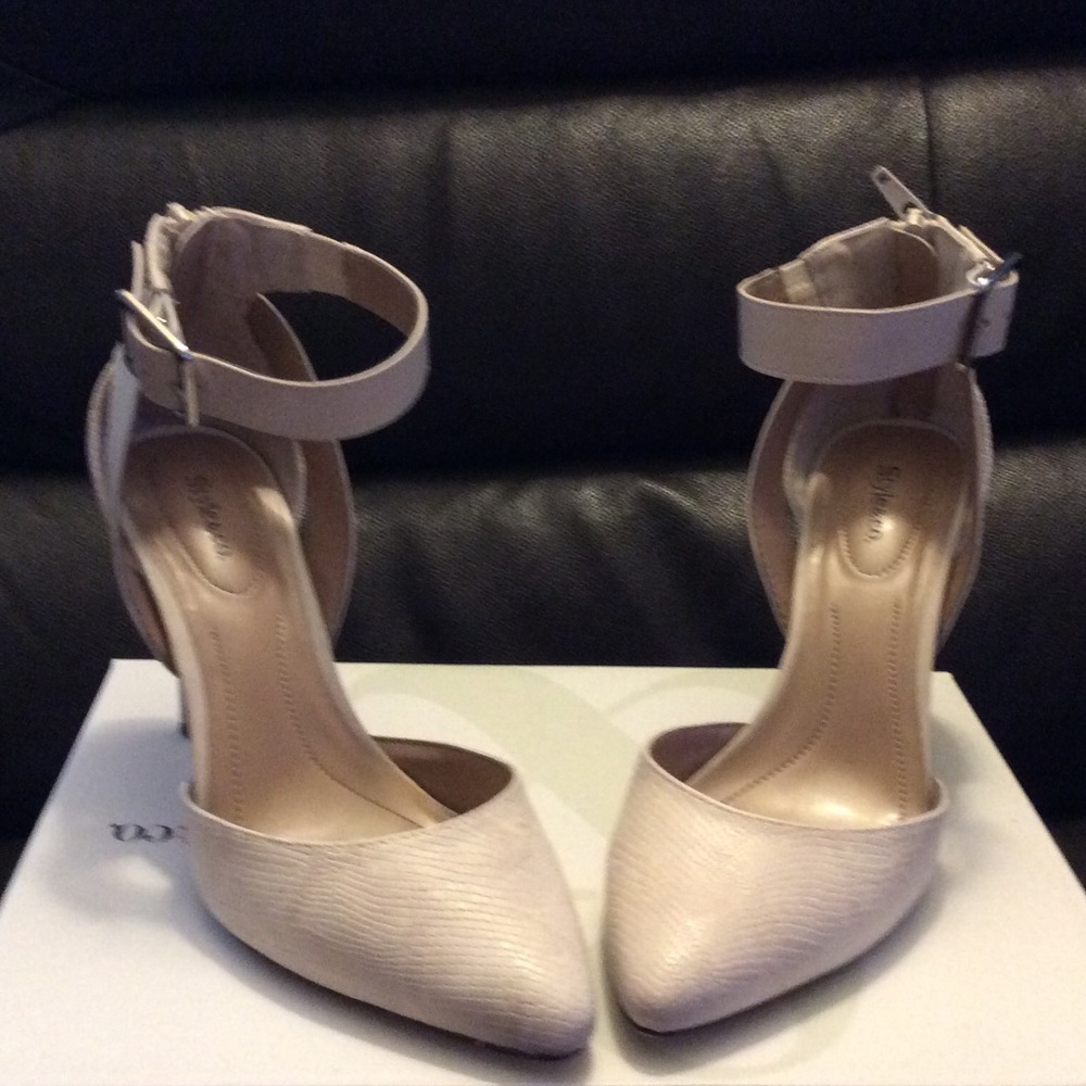 Sexy white heels